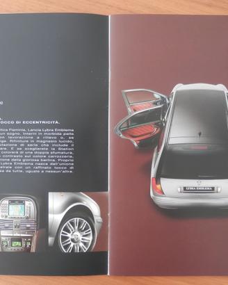 Lancia Lybra Emblema, LX, LS - depliant 12/2003