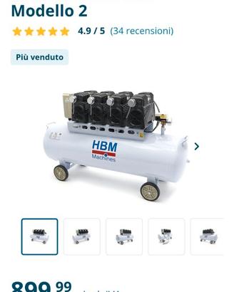 Compressore aria nuovo usato solo 2 volte