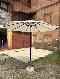 Ombrellone da giardino con piantana