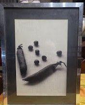 Fotografia d'arte "Peas" Charles Jones con cornice