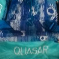 Zaino Invicta Quasarl anni ’90 Fantasia blu