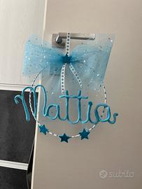 Fiocco nascita personalizzato