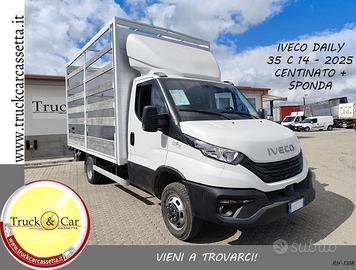 IVECO DAILY 35C14-2025-CENTINATO+SPONDA-EURO 6