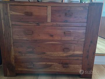 camera da letto legno