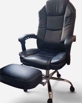 sedia poltrona ufficio gaming pelle come nuova