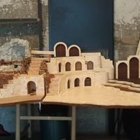 Plastico Presepe realizzato a mano