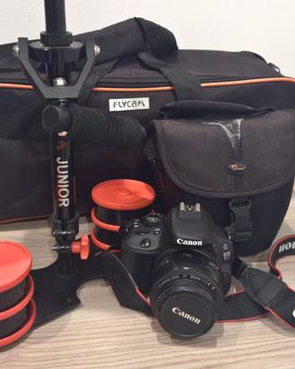 KIT FOTOCAMERA REFLEX CANON EOS 100D + STEADYCAM