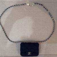 Borsa cintura Chanel hip Matelassé in tessuto