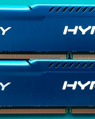 MEMORIE RAM KINGSTON HYPERX 2x 4 GB DDR3 1600 MHz