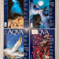 AQUA rivista di biologia marina lotto 4 numeri