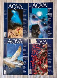 AQUA rivista di biologia marina lotto 4 numeri