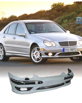 PARAURTI ANTERIORE PER MERCEDES W203 00-04 LOOK AM