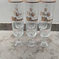 Lotto 6 bicchieri birra - Bitburger