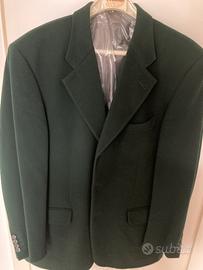 Giacca uomo colore verde scuro in  cashmere