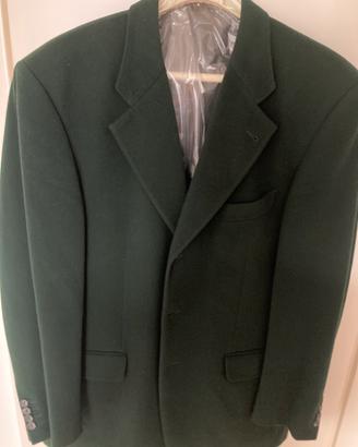 Giacca uomo colore verde scuro in  cashmere