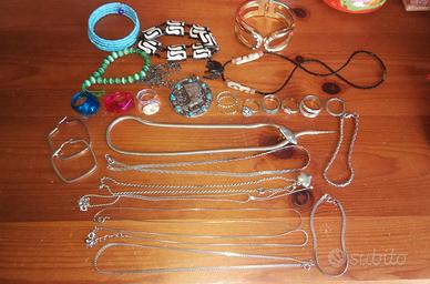 Collane, catenine, anelli vari anni 80 - vintage