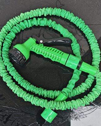 Tubo acqua estensibile salva spazio 6m con pistola