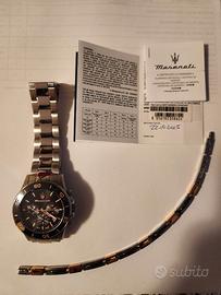 Orologio Maserati +bracciale in ceramica