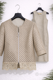Cannella completo IT 42 Beige donna abito + giacca