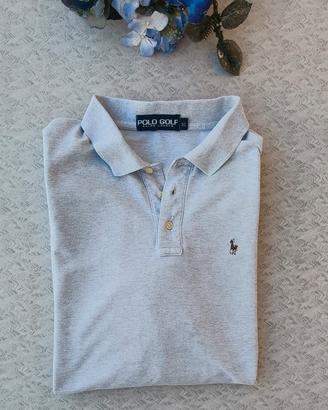 Polo Ralph Lauren-Polo manica lunga-Uomo-Grigio-XL
