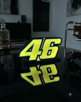 Lampada / insegna luminosa LED VR46