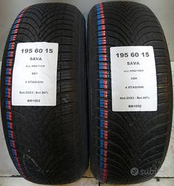 2 GOMME 195 60 15 SAVA BR1002