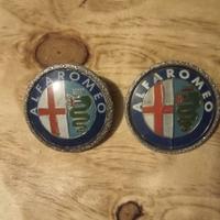 Stemmi Alfa Romeo e specchietto Vitaloni