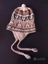 cappello lana inverno beige unisex tg unica