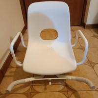 sedia girevole per vasca da bagno