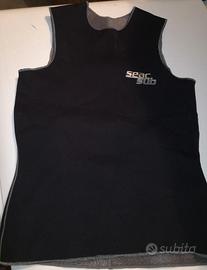 Sottomuta 3mm Canotta Seac Sub in neoprene