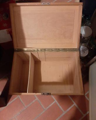 baule cassa in legno