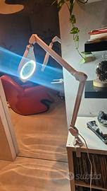 Lente d'ingrandimento LED con morsetto