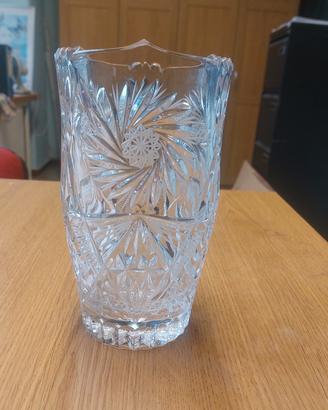 vaso in cristallo di Boemia