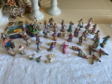 Statue presepe in terracotta