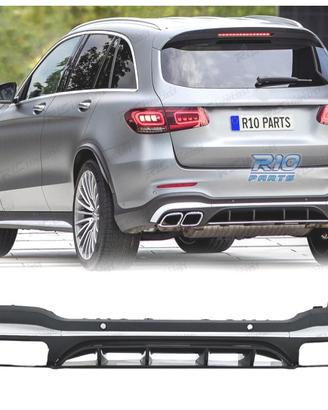 DIFFUSORE MERCEDES GLC X253 SUV 15-22 LOOK AMG GLC