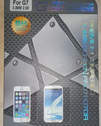 accessore cellulare vetro temperato per tl  g7 