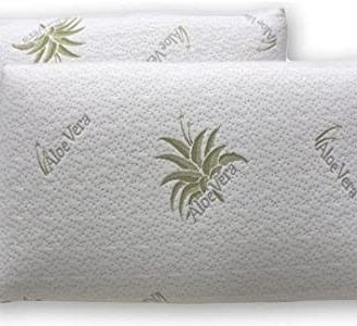 Coppia cuscini Memory modello saponetta Aloe Vera