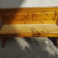 Cassapanca in pino russo