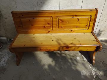 Cassapanca in pino russo