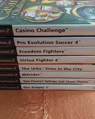 LOTTO GIOCHI ORIGINALI PS2 COME NUOVI