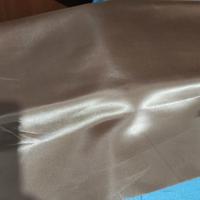 tessuto fodera di raso colore bronzo/ oro 