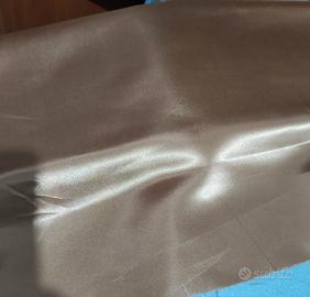 tessuto fodera di raso colore bronzo/ oro 