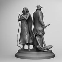 Bem il Mostro Umano resin kit model kit stampa 3d