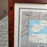 Quadri carte geografiche Stati Uniti Mondo