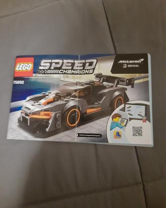 lego speed champions istruzioni mclaren senna