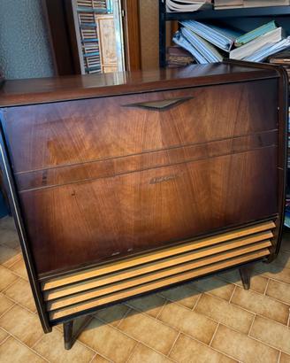 Mobile radio vintage Schaub-Lorenz con giradischi