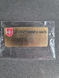 targhetta  nuova porta nome smom