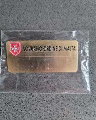 targhetta  nuova porta nome smom