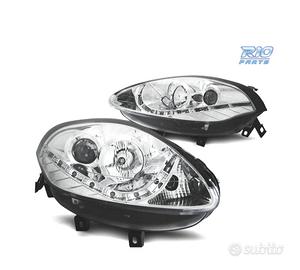 FARI PER FIAT BRAVO 2007 - LUCE DIURNA FONDO CROMA