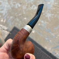 Peterson K&P pipa vintage con ghiera metallica